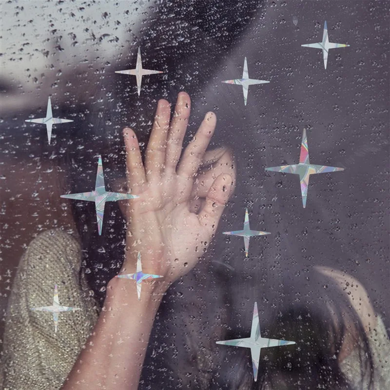 Rainbow Effect Refraction Window Stickers Star Baiyun Butterfly Decoration DIY Glass Decals Living Room Bedroom Wall Stickers
Rainbow Effect Refraction Window Stickers Star Baiyun Butterfly Decoration DIY Glass Decals Living Room Bedroom Wall Stickers