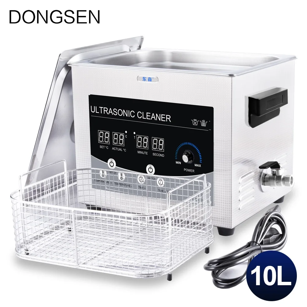 Ultrasonic Cleaning Machine 10L Power Adjustable Jewelry Electronic Parts Engine Motherboard Oil Rust Degreaser Ultrasonic Bath
Ultrasonic Cleaning Machine 10L Power Adjustable Jewelry Electronic Parts Engine Motherboard Oil Rust Degreaser Ultrasonic Bath