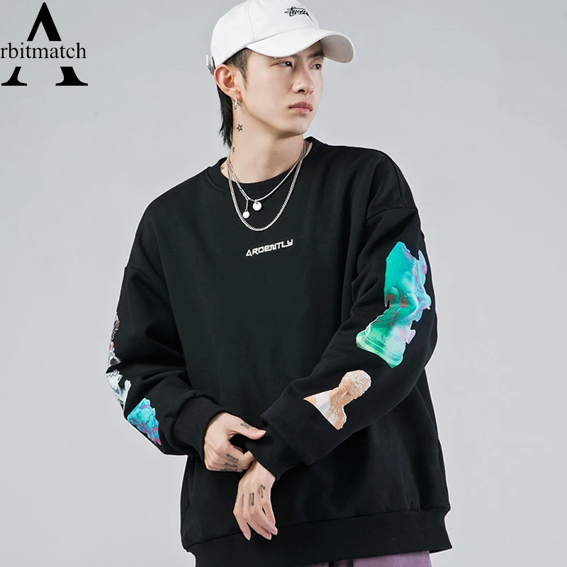 Men Hip Hop Sweater Pullover Streetwear Sculpture Painting Embroidery Retro Vintage Autumn Sweaters Cotton Sweat Shirt Hipster
Men Hip Hop Sweater Pullover Streetwear Sculpture Painting Embroidery Retro Vintage Autumn Sweaters Cotton Sweat Shirt Hipster