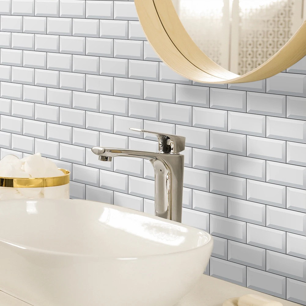 2021 New 10pcs DIY Self Adhesive Wall Tiles Peel Stick Kitchen Wall Stickers Waterproof Wall Decor for Bathroom Kitchen 8" x 8"
2021 New 10pcs DIY Self Adhesive Wall Tiles Peel Stick Kitchen Wall Stickers Waterproof Wall Decor for Bathroom Kitchen 8" x 8"