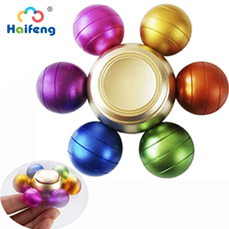 

Rainbow Fidget Spinner Balls Toys Metal AntiStress Hand Spinner Toys Spinning Gyro Gyroscope Fingertip Toy Adult Stress Reliever