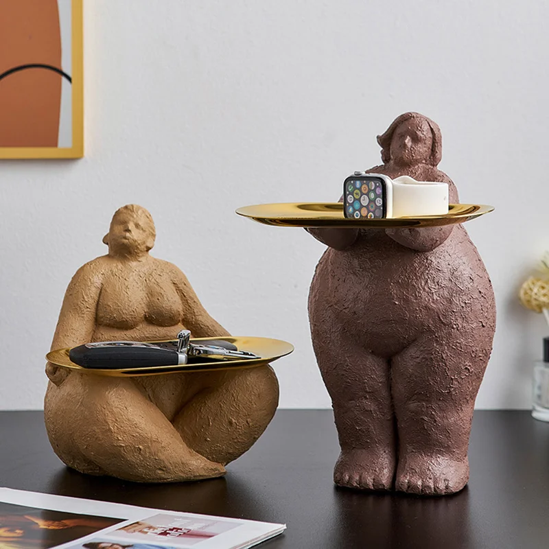 Abstract Sculpture Figurines Vintage Storage Tray Woman Statue Tabletop Resin Modern Home Decoration Creative Figures Gifts
Abstract Sculpture Figurines Vintage Storage Tray Woman Statue Tabletop Resin Modern Home Decoration Creative Figures Gifts