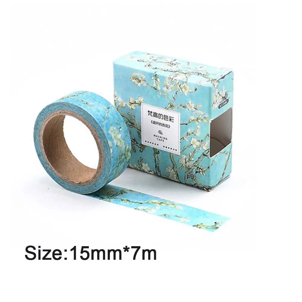1 Pc Oil Painting Paper Washi Tapes Van Goah Canvas Stickers For Diary 15mm*7m Scrapbooking Decorative Album Masking K2Z0
1 Pc Oil Painting Paper Washi Tapes Van Goah Canvas Stickers For Diary 15mm*7m Scrapbooking Decorative Album Masking K2Z0