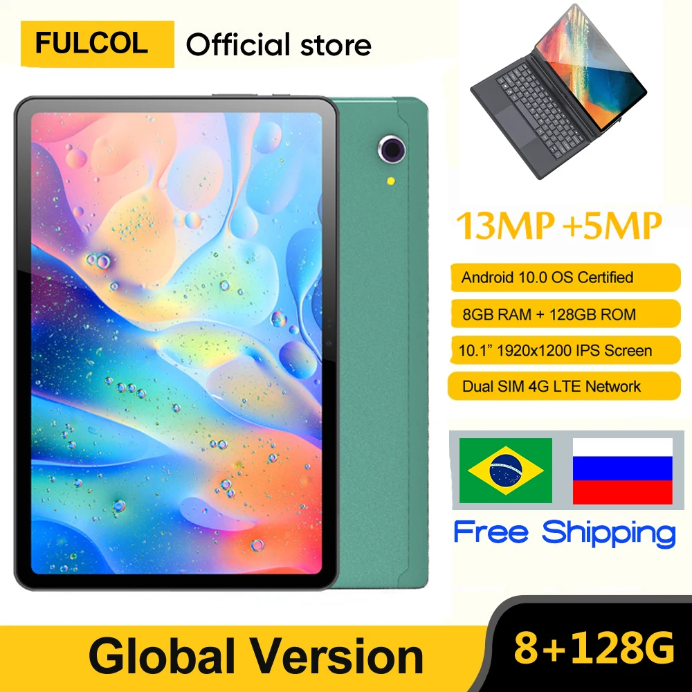 Планшет на Android, 2022 дюйма, Восьмиядерный процессор MT6771, двойная камера 13/5 МП, 4G LTE, 8 ГБ ОЗУ, 10,1 Гб ПЗУ, планшет 128x1920, 1200 K IPS 
Планшет на Android, 2022 дюйма, Восьмиядерный процессор MT6771, двойная камера 13/5 МП, 4G LTE, 8 ГБ ОЗУ, 10,1 Гб ПЗУ, планшет 128x1920, 1200 K IPS