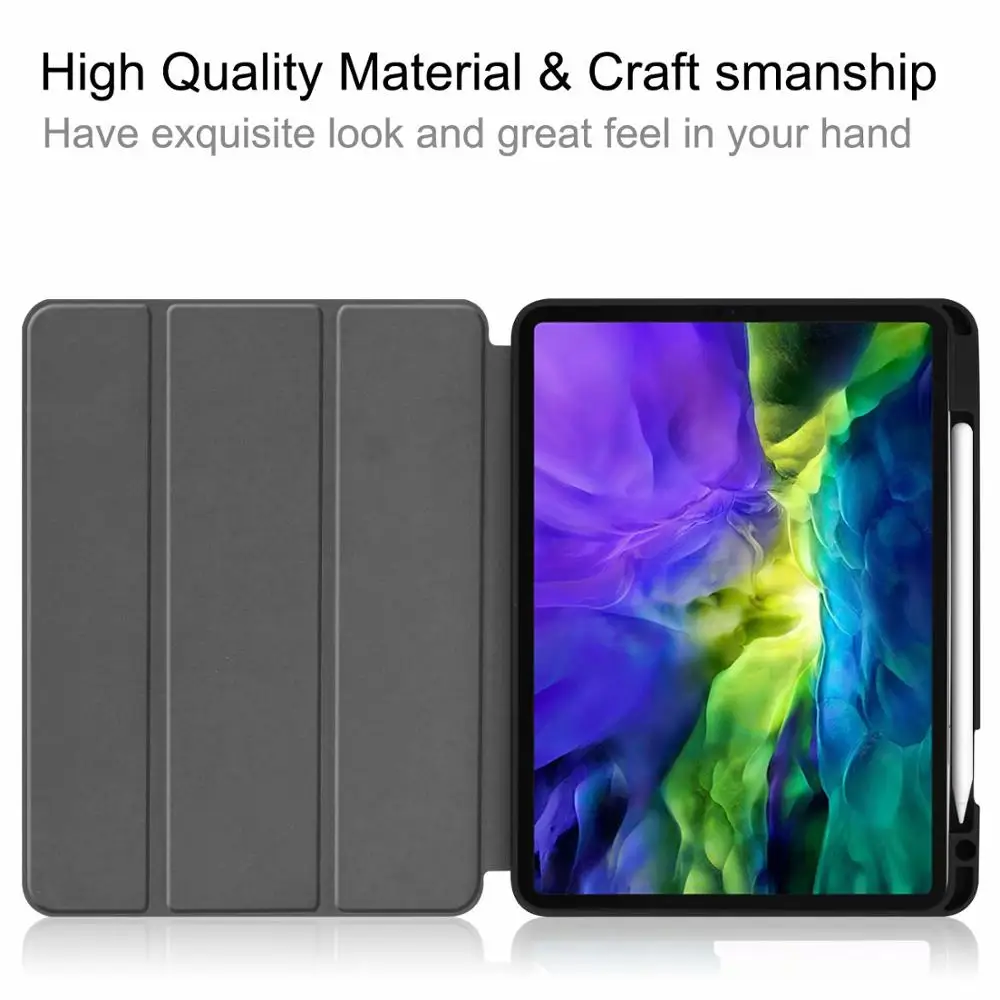 Funda For iPad Pro 12.9 2020 Case PU Leather Cover for iPad Pro Case with Pencil Holder 12.9 inch Tablet with Auto Sleep/Wake
Funda For iPad Pro 12.9 2020 Case PU Leather Cover for iPad Pro Case with Pencil Holder 12.9 inch Tablet with Auto Sleep/Wake