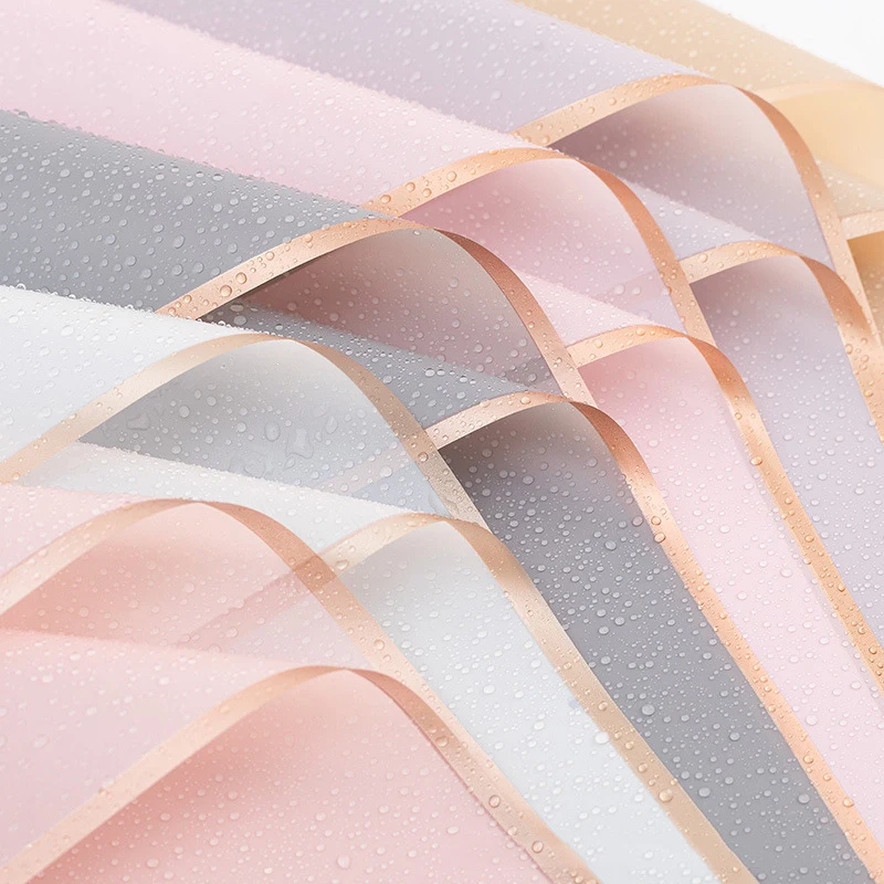 20pcs 58*58cm Bouquet Wrapping Paper Flower Waterproof Golden Border Packing Paper for Gift Florist Package Supplies
20pcs 58*58cm Bouquet Wrapping Paper Flower Waterproof Golden Border Packing Paper for Gift Florist Package Supplies