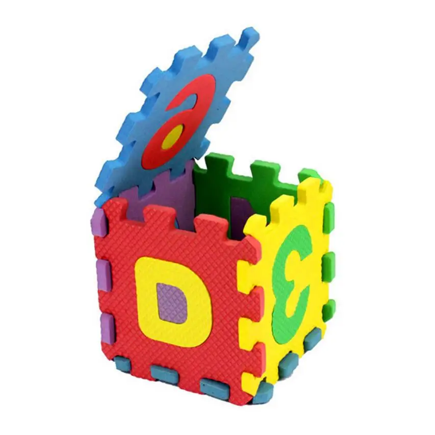 36pcs / Set Baby Game Pad Number Alphabet Puzzle Foam Floor Play Mats Toy For Children Kids Maths Educational Toy Gift 12*12
36pcs / Set Baby Game Pad Number Alphabet Puzzle Foam Floor Play Mats Toy For Children Kids Maths Educational Toy Gift 12*12