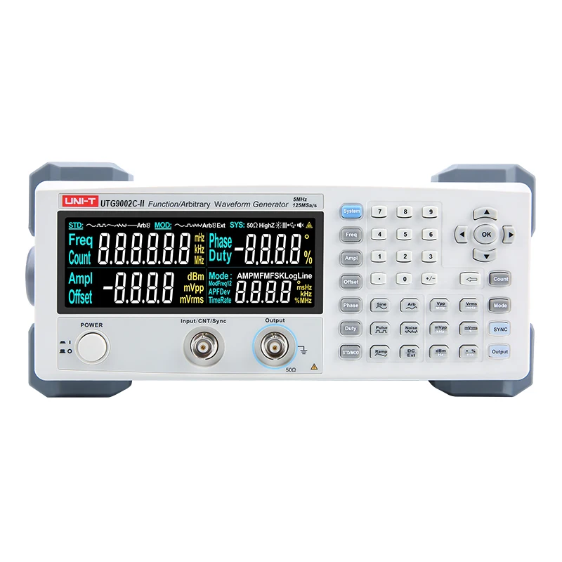 UNI T UTG9002C-II Signal Sources Digital Signal Generator Function Generator 0.2Hz-2MHz Frequency Meter
UNI T UTG9002C-II Signal Sources Digital Signal Generator Function Generator 0.2Hz-2MHz Frequency Meter