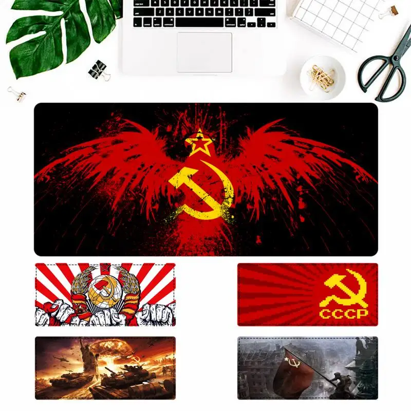 Trendy Soviet Union USSR Flag Gaming Mouse Pad Gamer Keyboard Maus Pad Desk Mouse Mat Game Accessories For Overwatch
Trendy Soviet Union USSR Flag Gaming Mouse Pad Gamer Keyboard Maus Pad Desk Mouse Mat Game Accessories For Overwatch