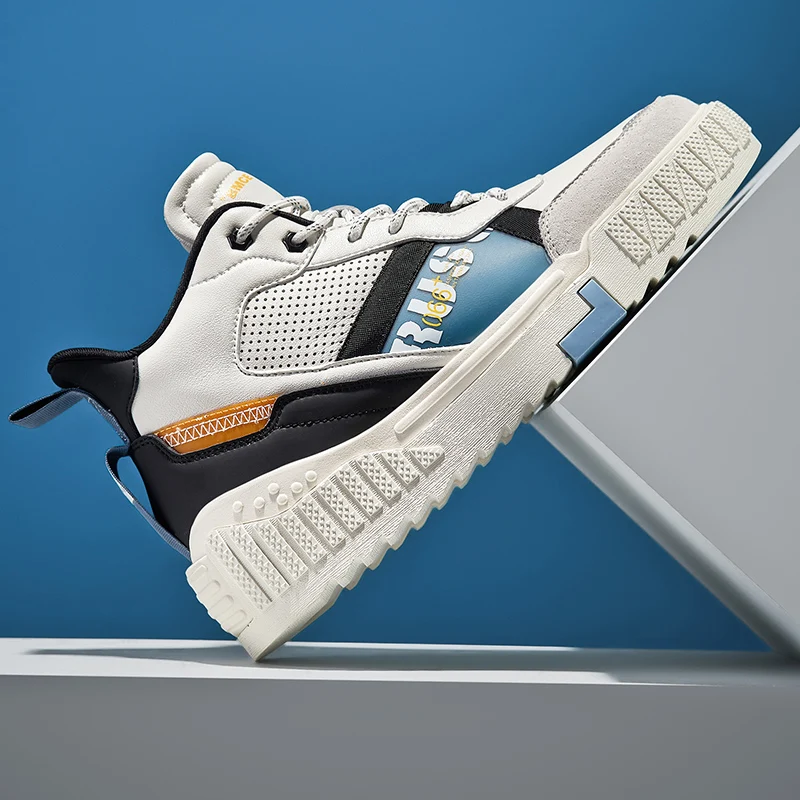 New High Quality Men's High-Top Sneakers Lace-up Microfiber Personality Vamp Stereo Sole 39-45 Size Men's Fashion Casual Shoes
New High Quality Men's High-Top Sneakers Lace-up Microfiber Personality Vamp Stereo Sole 39-45 Size Men's Fashion Casual Shoes