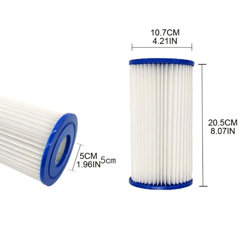 Pool Reusable Replacement Filter Cartridge Easy Installation Efficient Strainer Inflatable Tube Pools Cleaning Tools
Pool Reusable Replacement Filter Cartridge Easy Installation Efficient Strainer Inflatable Tube Pools Cleaning Tools