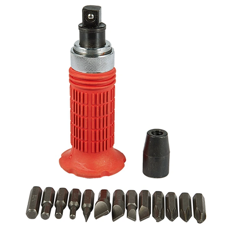 Impact Screwdriver Set Screwdriver Carbon Steel Multi-Head Hammer Socket Repair Kit Screwdriver Bit Set Multi-Function
Impact Screwdriver Set Screwdriver Carbon Steel Multi-Head Hammer Socket Repair Kit Screwdriver Bit Set Multi-Function