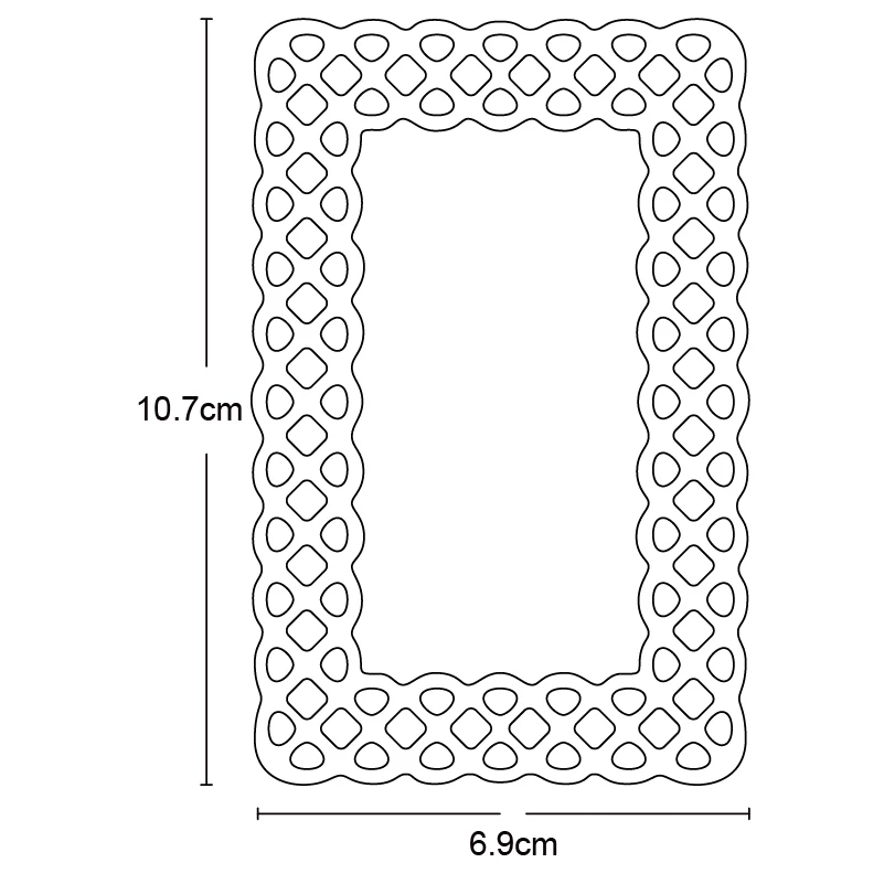 Mesh Background Metal Cutting Dies Cut Mold Rectangle Frame Scrapbook Paper Craft Knife Mould Blade Punch Stencil Die 2020 New
Mesh Background Metal Cutting Dies Cut Mold Rectangle Frame Scrapbook Paper Craft Knife Mould Blade Punch Stencil Die 2020 New