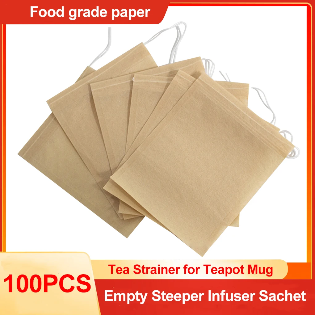 100 Pieces One-Off Mesh Tea Bag Filter Spice Pouch Teapot Drink Bottles Strainer Refillable Teabag Office Holder Sachets
100 Pieces One-Off Mesh Tea Bag Filter Spice Pouch Teapot Drink Bottles Strainer Refillable Teabag Office Holder Sachets