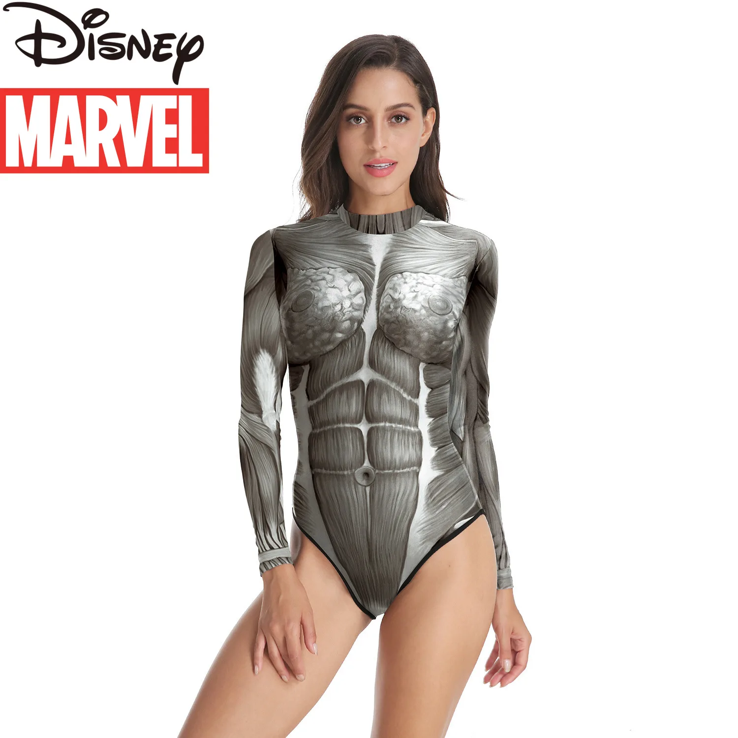 Disney Marvel Avengers European and American 3D Human Body Surface Structure Pattern Printing Long-sleeved Swimsuit Cover Up
Disney Marvel Avengers European and American 3D Human Body Surface Structure Pattern Printing Long-sleeved Swimsuit Cover Up