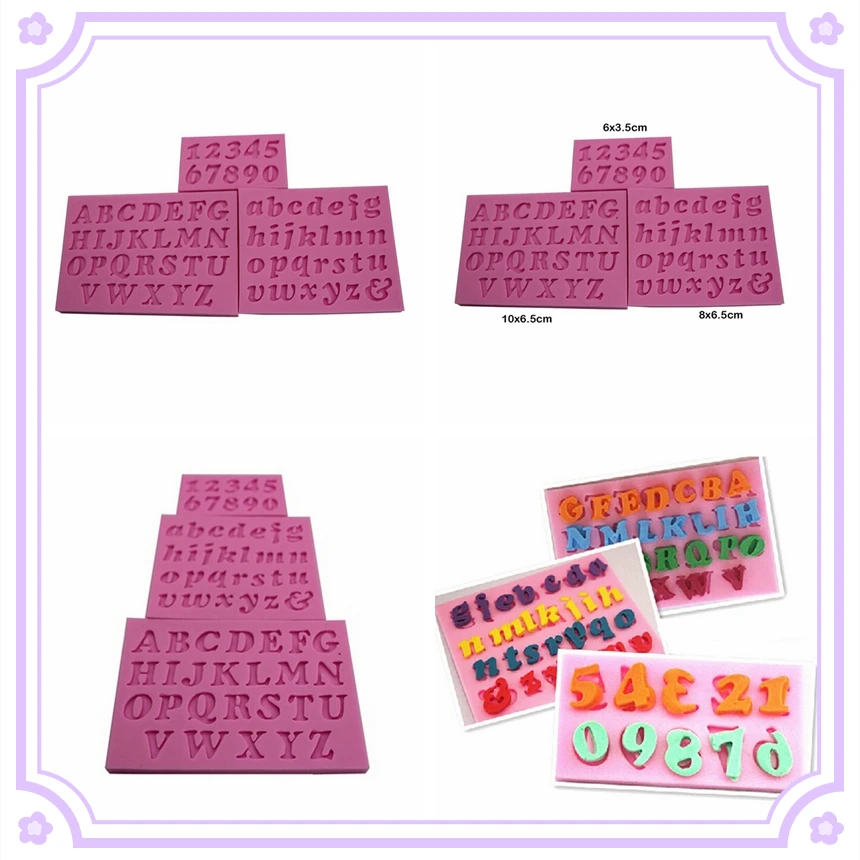 3 pcs Fashion Mini Letter&Number Silicone Handmade Fondant Cake Decorating DIY Mould cake decoration accessories
3 pcs Fashion Mini Letter&Number Silicone Handmade Fondant Cake Decorating DIY Mould cake decoration accessories