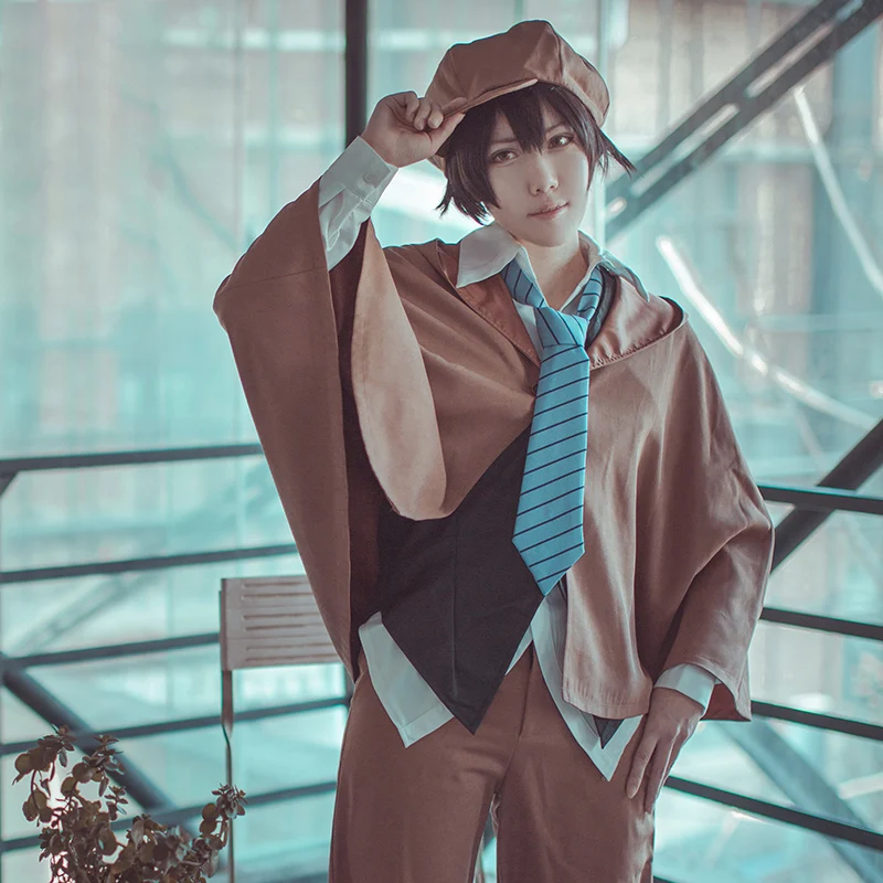 Anime Bungou Stray Dogs Edogawa Rampo Cosplay Costume Detective Suit with Cloak Hat Halloween Carnival Uniforms Woman Costume
Anime Bungou Stray Dogs Edogawa Rampo Cosplay Costume Detective Suit with Cloak Hat Halloween Carnival Uniforms Woman Costume