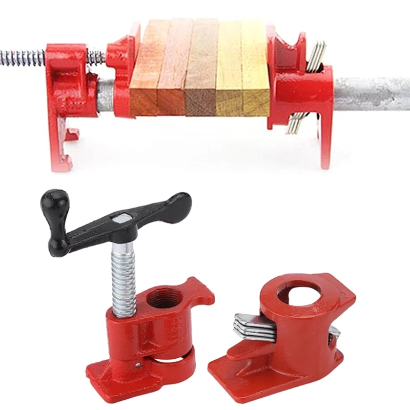 Heavy Duty 1/2 Pipe Clamp 4-point Water Pipe Clamp Woodworking Clamp Quality Production Groove Clamp Jigsaw Clamp Red
Heavy Duty 1/2 Pipe Clamp 4-point Water Pipe Clamp Woodworking Clamp Quality Production Groove Clamp Jigsaw Clamp Red