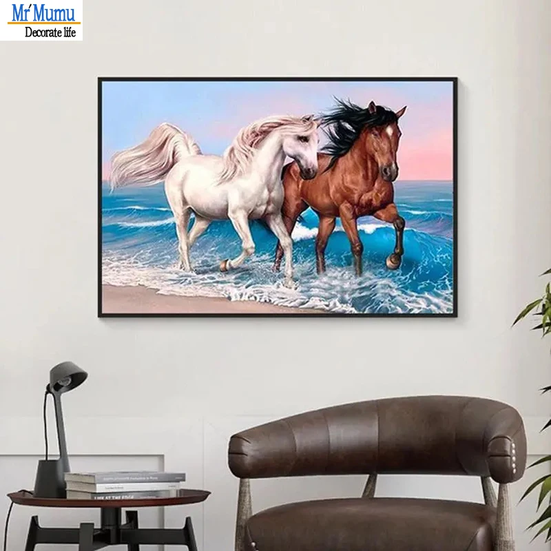 Diamond Painting horse Animal 5D DYI Background decoration of living room, dining room and bedroom embroidery paintings
Diamond Painting horse Animal 5D DYI Background decoration of living room, dining room and bedroom embroidery paintings