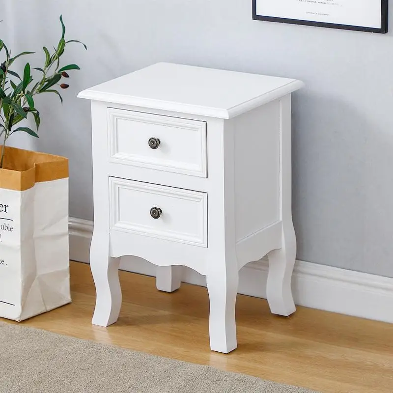 A Set Of Two 35*30*50cm White Two-drawer Bedside Cabinets Nightstands Bedroom Furniture Home Storage Organization HWC
A Set Of Two 35*30*50cm White Two-drawer Bedside Cabinets Nightstands Bedroom Furniture Home Storage Organization HWC