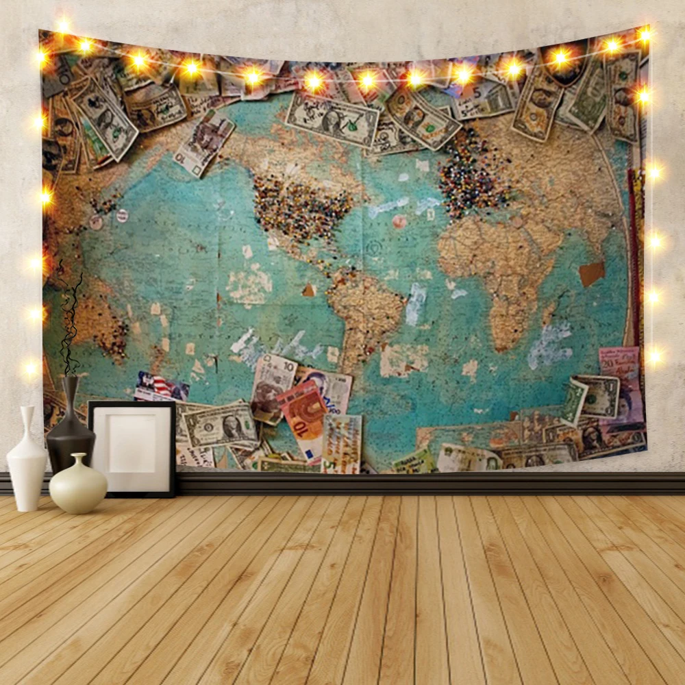 Laeacco Antique Pirate Treasure Map Tapestry Wall Hanging Hippie Boho Decor Tapestry Golden Island Carpet Dorm Decoration
Laeacco Antique Pirate Treasure Map Tapestry Wall Hanging Hippie Boho Decor Tapestry Golden Island Carpet Dorm Decoration