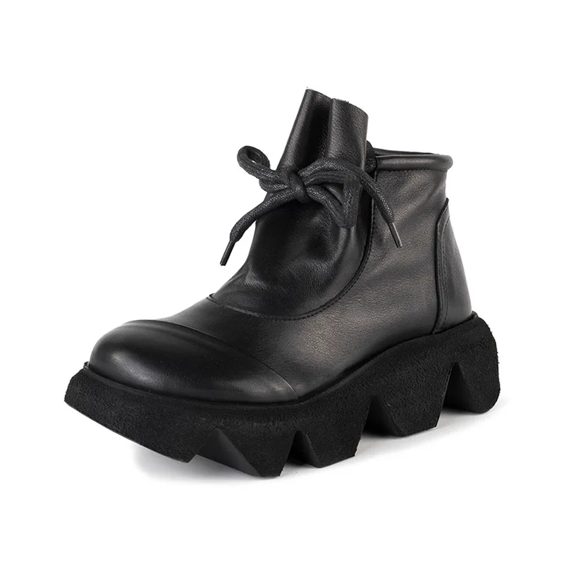 YourSeason Genuine Leather Ladies Wedges Shoes Round Toe Handmade Retro Concise Leisure Ankle Women Platform Boots New 2020
YourSeason Genuine Leather Ladies Wedges Shoes Round Toe Handmade Retro Concise Leisure Ankle Women Platform Boots New 2020