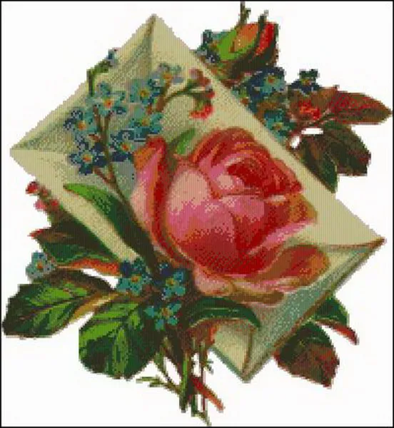 Rose Flower Needlework Cross stitch for Embroidery kits,14CT unprinted Patterns Cross-Stitching,DIY Handmade
Rose Flower Needlework Cross stitch for Embroidery kits,14CT unprinted Patterns Cross-Stitching,DIY Handmade