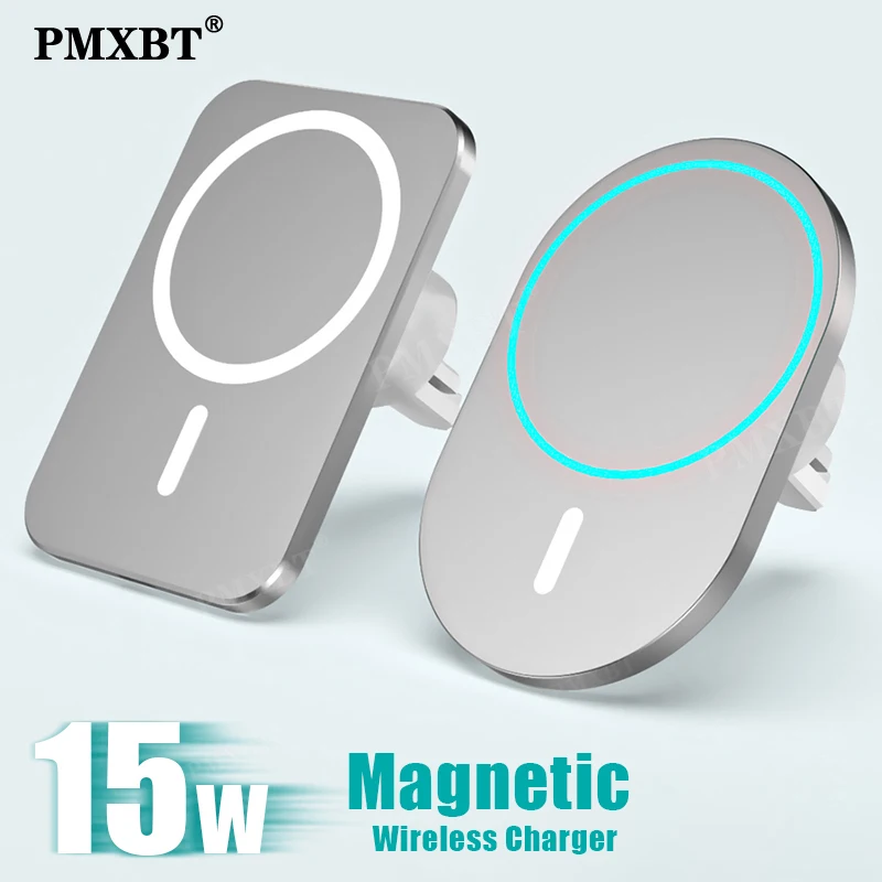 15W Magnetic Car Wireless Charger Air Vent Mount Magnetic Adsorbable Phone Car Holder For iPhone13 12 Pro Max Mini Fast Charging
15W Magnetic Car Wireless Charger Air Vent Mount Magnetic Adsorbable Phone Car Holder For iPhone13 12 Pro Max Mini Fast Charging