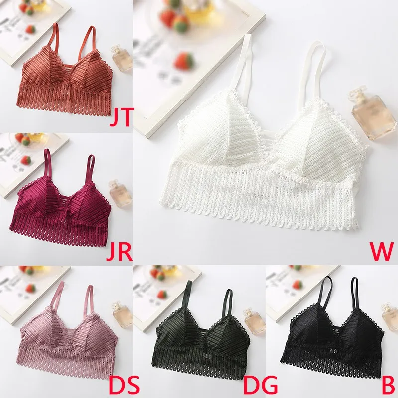 Women Summer Thin Section Comfortable Sexy Lace Student Girl Bra Wrapped Chest Underwear Without Steel Ring Brattele
Women Summer Thin Section Comfortable Sexy Lace Student Girl Bra Wrapped Chest Underwear Without Steel Ring Brattele