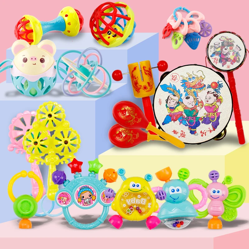 Toddler Toys for Baby Rattles Mobiles Ball Bell Set 3-6 12 24 Months Old Infant Newborn Toy Boys Sensory Drum Sound Hand Ringing
Toddler Toys for Baby Rattles Mobiles Ball Bell Set 3-6 12 24 Months Old Infant Newborn Toy Boys Sensory Drum Sound Hand Ringing