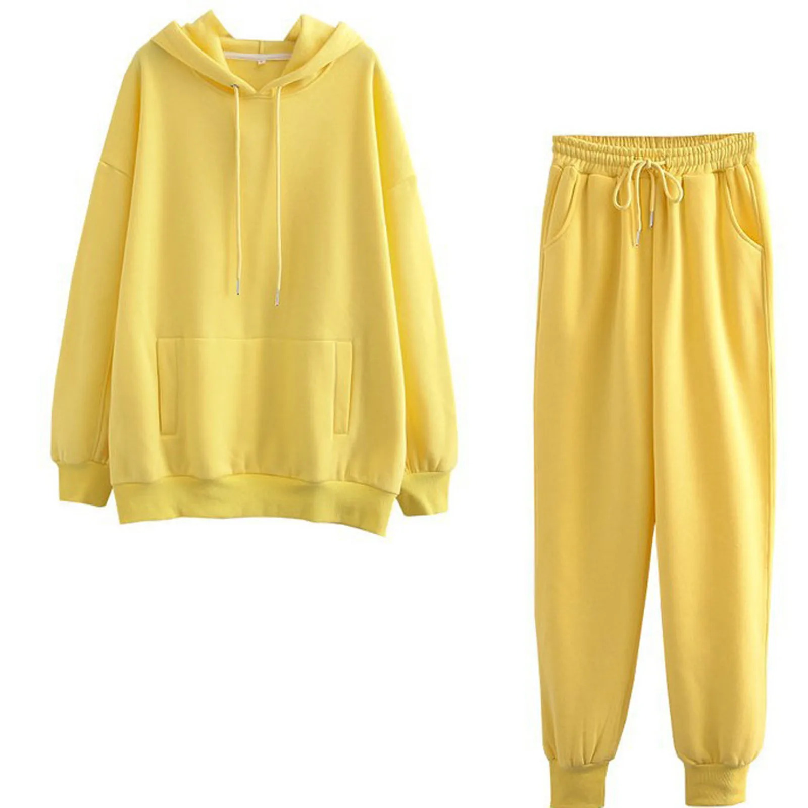 Autumn Winter Women 2 Pieces Sets Thick Fleece Suit Hoodies Sweatshirt+pants Suits Women Solid Casual Loose Outfits Tracksuit
Autumn Winter Women 2 Pieces Sets Thick Fleece Suit Hoodies Sweatshirt+pants Suits Women Solid Casual Loose Outfits Tracksuit