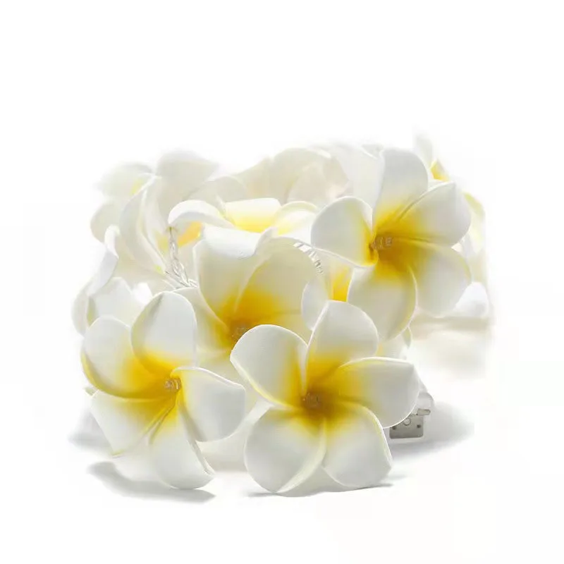 LED Plumeria Rubra Garland Led String Lights Christmas Fairy Lights for Indoor Holiday Wedding Xmas Party Home Decoration
LED Plumeria Rubra Garland Led String Lights Christmas Fairy Lights for Indoor Holiday Wedding Xmas Party Home Decoration