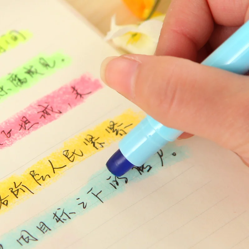 Office Material School Supplies Invisible Pen 5 pcs/Lot Candy Gel Highlighter pen Lumina Paint Marker Crayon Stationery Zakka 
Office Material School Supplies Invisible Pen 5 pcs/Lot Candy Gel Highlighter pen Lumina Paint Marker Crayon Stationery Zakka