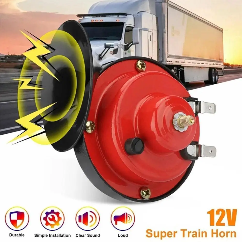 12V Universal Electric Snail Train Horn Super Loud Waterproof Horns Siren for Motorcycle Car Truck SUV Boat Car Tool
12V Universal Electric Snail Train Horn Super Loud Waterproof Horns Siren for Motorcycle Car Truck SUV Boat Car Tool