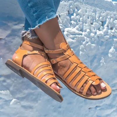 Ankle Strap Flat With Plus Size Gladiator Sandals Women Flat Rome Sandals Basic Cross-tied Buckle Shallow Summer Bohemian Shoes
Ankle Strap Flat With Plus Size Gladiator Sandals Women Flat Rome Sandals Basic Cross-tied Buckle Shallow Summer Bohemian Shoes