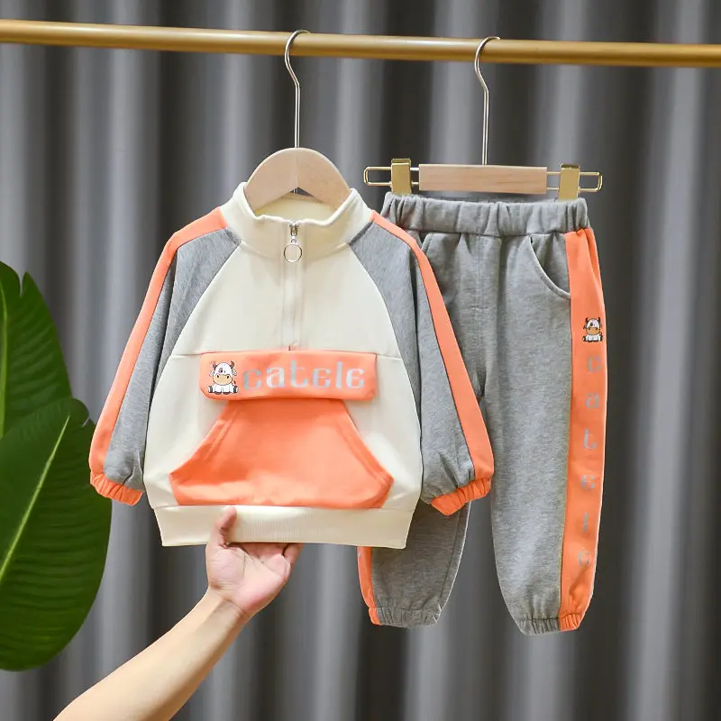 New Clothing Spring Children Cotton Full Patchwork Long-Sleeve Jacket Trousers Baby Printing Cloth Pants Boys Girl Sport Suit
New Clothing Spring Children Cotton Full Patchwork Long-Sleeve Jacket Trousers Baby Printing Cloth Pants Boys Girl Sport Suit