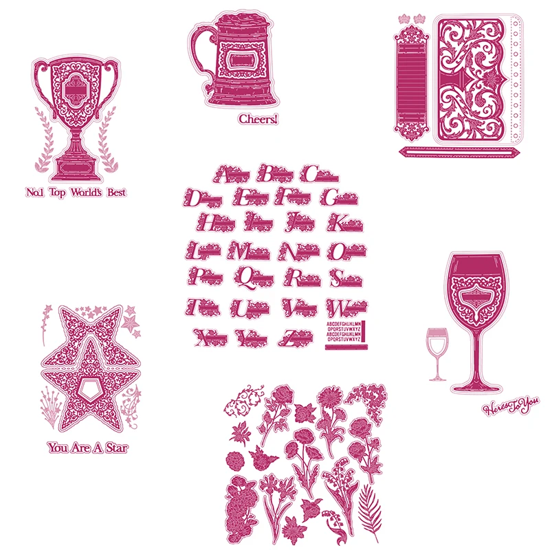 Trophy Tankard Star Lace Alphabet Personal Notes Metal Cutting Dies Scrapbooking Diary Decor Stencil Emboss Diy Card 2021 New
Trophy Tankard Star Lace Alphabet Personal Notes Metal Cutting Dies Scrapbooking Diary Decor Stencil Emboss Diy Card 2021 New