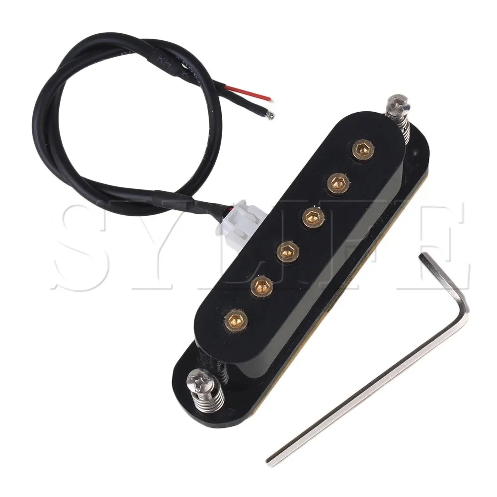 Black &Green Metal Copper 6 String Pickup 50mm Double Coil Humbucker with Wrench 
Black &Green Metal Copper 6 String Pickup 50mm Double Coil Humbucker with Wrench