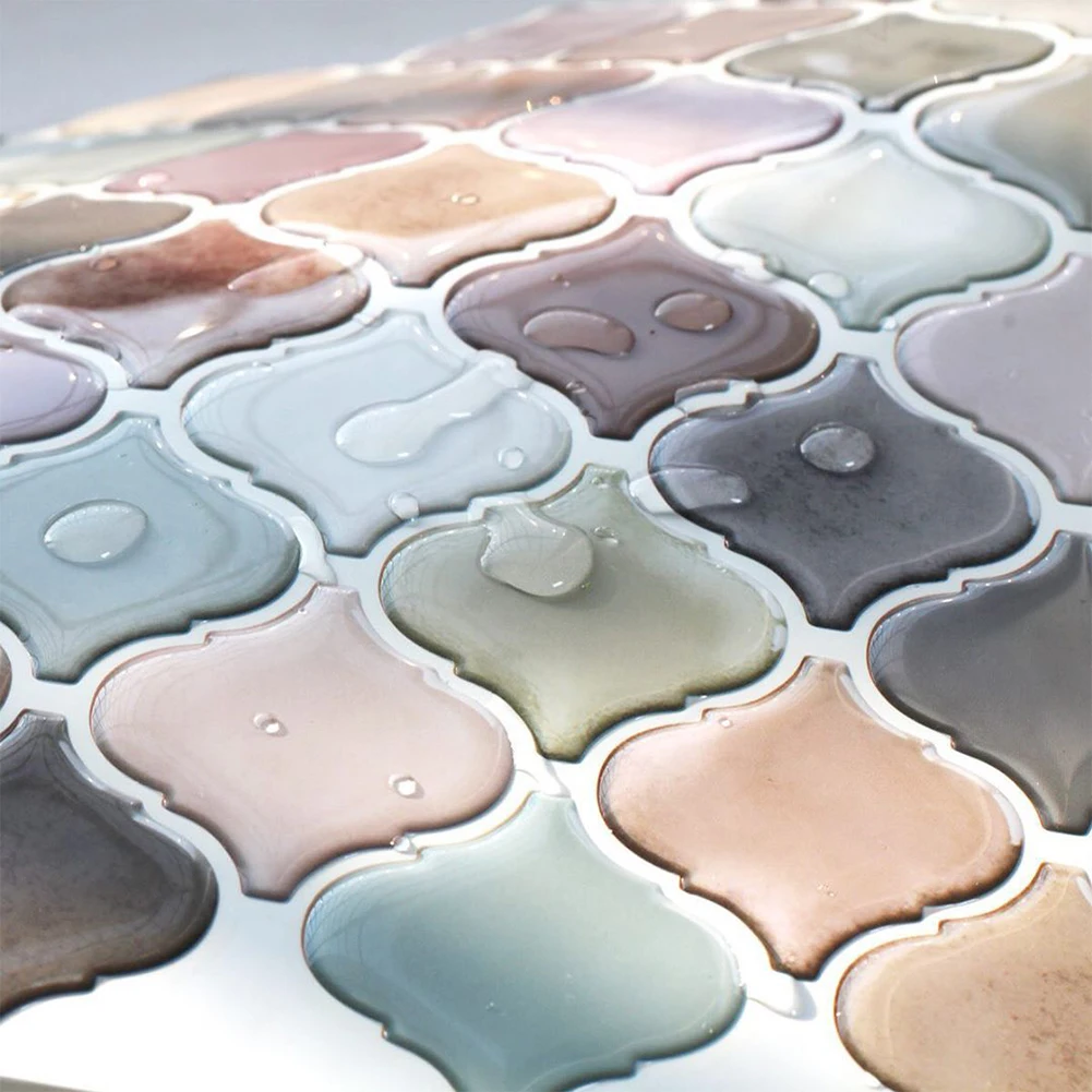 3D 25.4cm/10in Mosaic Tile Sticker Removable Wallpaper Tile Self Adhesive Wall Tiles For Kitchen Backsplash Bathroom DIY Decor
3D 25.4cm/10in Mosaic Tile Sticker Removable Wallpaper Tile Self Adhesive Wall Tiles For Kitchen Backsplash Bathroom DIY Decor