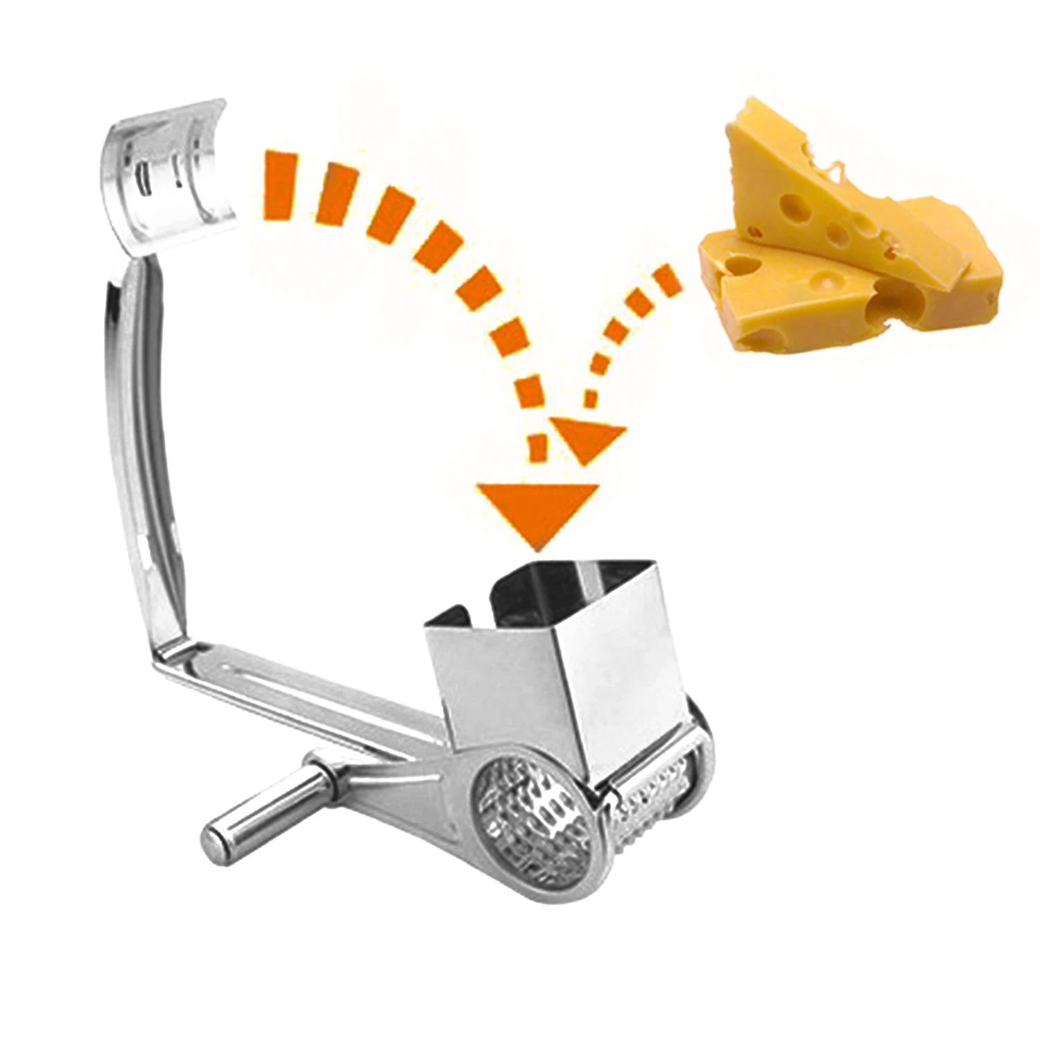 Multi-function Drum Rotary Grater Kitchen Tool Hand-cutter Potato Slicer Vegetable Spiralizer Kitchen Supplies Tools
Multi-function Drum Rotary Grater Kitchen Tool Hand-cutter Potato Slicer Vegetable Spiralizer Kitchen Supplies Tools