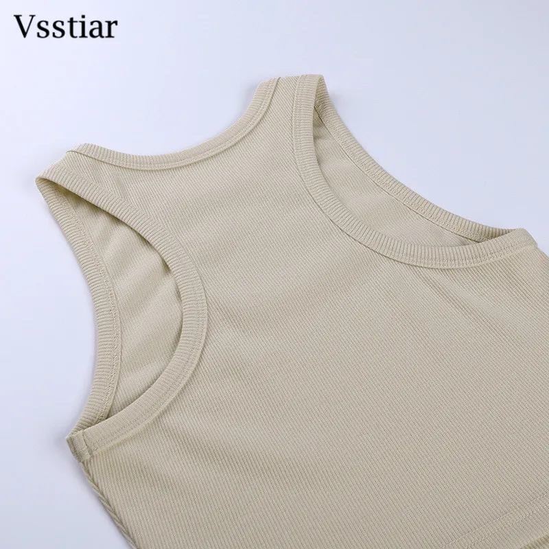 Vsstiar Sexy Knitted Tops New Fashion Sleeveless O Neck Ribbed Basic Cropped Tanks Summer Solid Sheath Female Streetwear Vest
Vsstiar Sexy Knitted Tops New Fashion Sleeveless O Neck Ribbed Basic Cropped Tanks Summer Solid Sheath Female Streetwear Vest