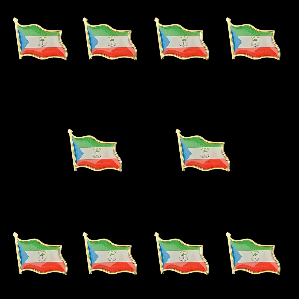 10PCS African Country Equatorial Guinea Emblem Gold Plated Badge Brooch W/ Butterfly Clip Clothes/Bag/Ti Accessories
10PCS African Country Equatorial Guinea Emblem Gold Plated Badge Brooch W/ Butterfly Clip Clothes/Bag/Ti Accessories