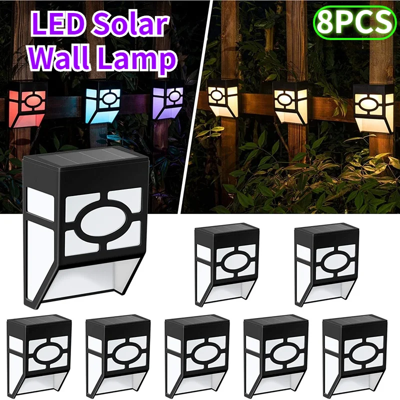 8 шт., светодиодный уличный светильник на солнечной батарее 
8 шт., светодиодный уличный светильник на солнечной батарее