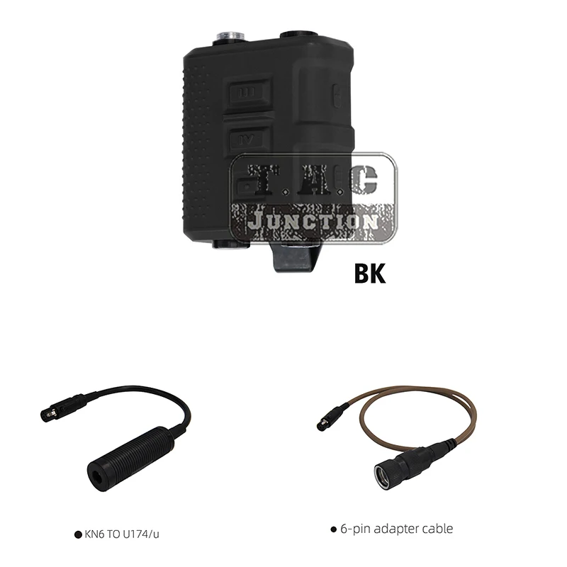 FCS V60 PTT Tactical Transmitter Receiver Connector AMP Comtac III HeadSet 6 PIN Adapter Cable KN6 To U174/U Set BK
FCS V60 PTT Tactical Transmitter Receiver Connector AMP Comtac III HeadSet 6 PIN Adapter Cable KN6 To U174/U Set BK
