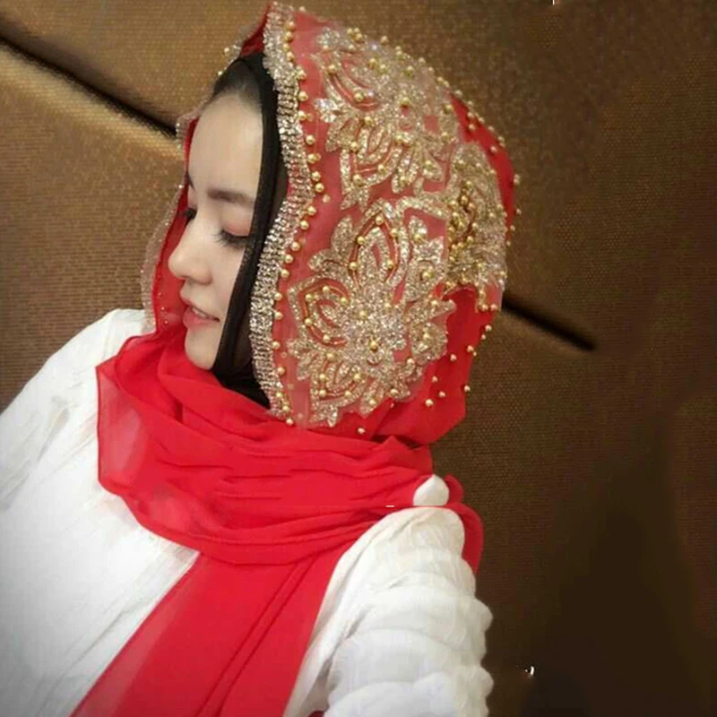 Hijabs Muslim Islamic Scarf Scarves for Woman Long Underscarf Moslima Solid Color with Bead Prayer Turbante
Hijabs Muslim Islamic Scarf Scarves for Woman Long Underscarf Moslima Solid Color with Bead Prayer Turbante