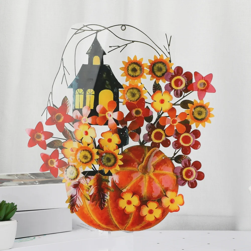 Thanksgiving Decor Artificial Pumpkin Wreath Crafts Decortions Acrylic Halloween Window Christmas Wall Decoration Floral Dcor
Thanksgiving Decor Artificial Pumpkin Wreath Crafts Decortions Acrylic Halloween Window Christmas Wall Decoration Floral Dcor