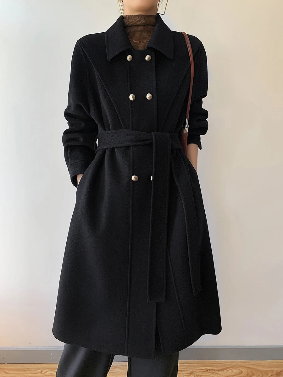 Wool Coat For Women Autumn Jacket New Arrival Double-Sided Cashmere 2021 Coat Winter Women's Long Woolen Coat
Wool Coat For Women Autumn Jacket New Arrival Double-Sided Cashmere 2021 Coat Winter Women's Long Woolen Coat