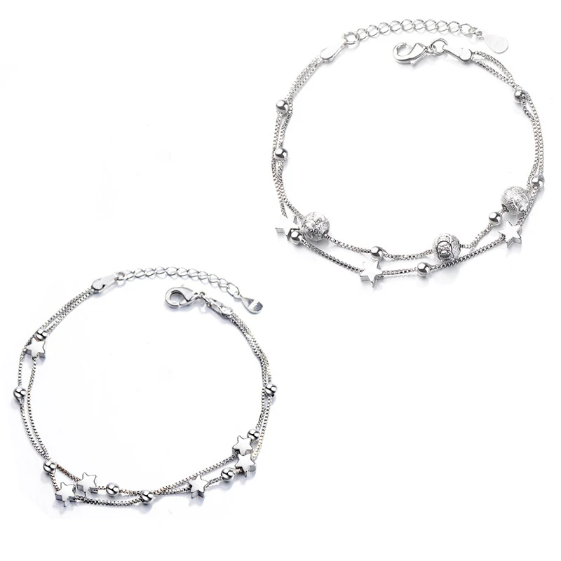 Charm Adjuestable Lucky Twinkle Star Minimalist Style Silver Plated Bracelets for Women Fashion Luxury Jewelry Bangle Gifts
Charm Adjuestable Lucky Twinkle Star Minimalist Style Silver Plated Bracelets for Women Fashion Luxury Jewelry Bangle Gifts