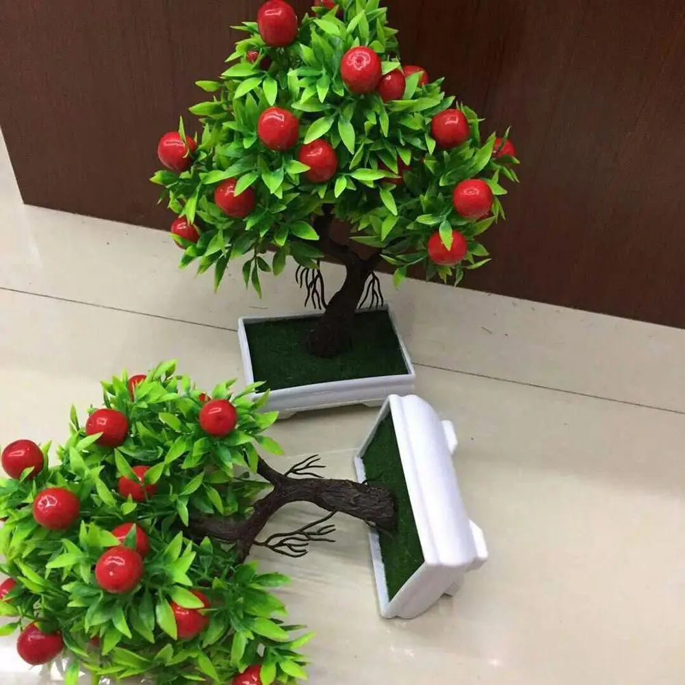 1Pc Potted Artificial Fruit Tree Bonsai Stage Garden Wedding Party Decor Props Artificial plant Home Artificial Bonsai
1Pc Potted Artificial Fruit Tree Bonsai Stage Garden Wedding Party Decor Props Artificial plant Home Artificial Bonsai