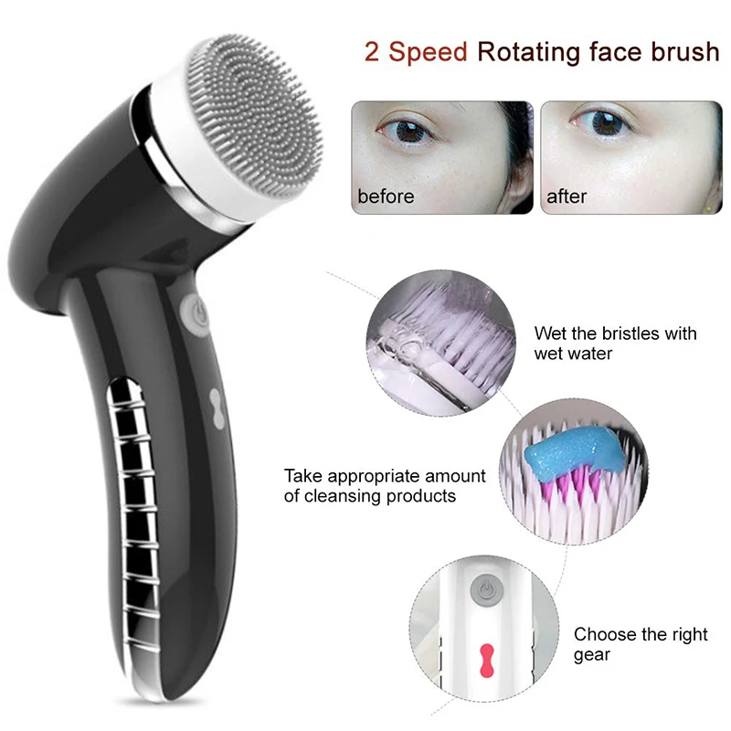 Good He Facial Cleansing Brush 360 Degree Rotation Mini Face Cleaner Deep Pore Blackhead Cleaning Machine Electric Face Massager
Good He Facial Cleansing Brush 360 Degree Rotation Mini Face Cleaner Deep Pore Blackhead Cleaning Machine Electric Face Massager